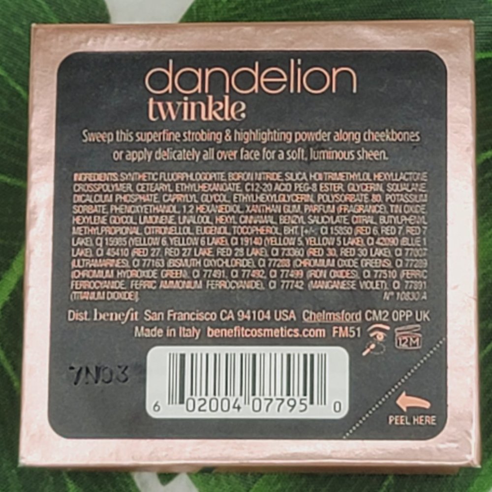 Benefit Dandelion Twinkle - Full Size - Picture 5 of 5